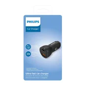 Philips auto punjac, USB-A/USB-C, 36W Fast Charge