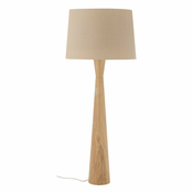 Bež stoječa svetilka s tekstilnim senčilom (višina 130 cm) Leonor – Bloomingville