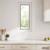 vidaXL Kletno okno RISOR 35 x 50 cm PVC in steklo