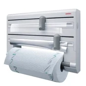 LEH Leifheit 25703 paper towel holder Wall-mounted paper towel holder Grey, White