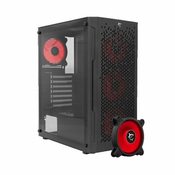 WHITE SHARK Bullet Crno Kucište + 4 x Dash Ventilatora