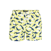 Tommy Hilfiger Underwear Kupaće hlače, morsko plava / žuta / bijela