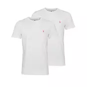 U.S. POLO ASSN. Majica  rdeča / bela