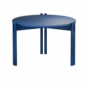 Plavi okrugao stolic za kavu od masivnog bora o 60 cm Sticks – Karup Design