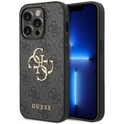 Guess GUHCP15X4GMGGR iPhone 15 Pro Max 6.7 grey hardcase 4G Big Metal Logo (GUHCP15X4GMGGR)