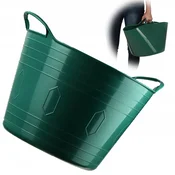 KADAX umivalnik za perilo, okrogel, fleksibilen plastični umivalnik, 26 l, zelen, (5000351771)