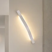 Lindby LED-stenna svetilka Alvon, srebrna, višina 50 cm, kovina - Dnevna soba/jedilnica - Sodobni - srebro