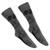 Nogavice Anthrax - Faces Pattern Mono - CHAR - ROCK OFF - ANTHSCK03MC