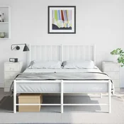 Nocni ormarici 2 kom bijeli 34,5 x 39 x 62 cm celicni