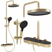 Komplet za prhanje Rea Creo Brush Gold