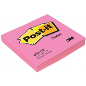 Samoljepivi listici Post-it 654-NY - Ružicasti, 7.6 ? 7.6 cm, 100 komada