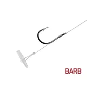 Delphin FLR Quickstop 12cm/0,22mm/BARB 6/6kos