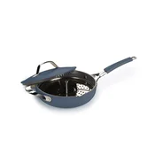 Rosmarino All In One duboka tava s poklopcem, 24 cm, plava