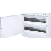 ETI Nadometna razdelilna omarica 2x18 modulov IP40 bela vrata ECT 2x18PO-s