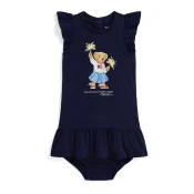 Polo Ralph Lauren Obleka marine/svetlo modra/rjava/rumena