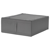 SKUBB Sanduk za odlaganje, tamnosiva, 43x53x19 cm