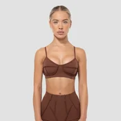 GymBeam Cosmo Sports Bra Brown