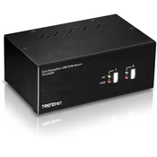 Trendnet TK-240DP KVM stikalo, črno