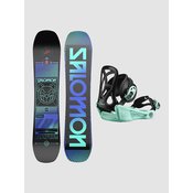 Salomon Grail 110 + Goodtime XS 2023 Snowboard Set black Gr. Uni