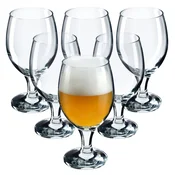 KADAX Komplet 6 steklenih kozarcev za pivo, 400 ml