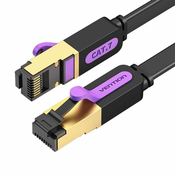 Vention Ploski omrežni kabel UTP CAT7 Vention ICABG RJ45 Ethernet 10Gbps 1,5 m črn