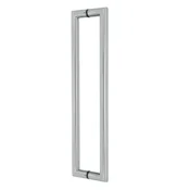 Kljuka EUROLATON za steklena in lesena vrata - 82 (inox), 325 x 300 x 75 (ena stran)
