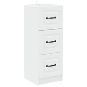Vidaxl Predalna omara Bela 33 x 34,5 x 87 cm Inženirski les