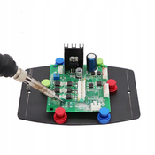 Rosfix Kovinski magnetski nosilec za montažo pri spajkanju PCB (tiskana vezja + 6x magnet), (21656691)