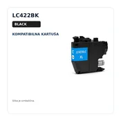 Kompatibilna kartuša za Brother LC422BK za MFC-J5340DW, MFC-J5345DW, MFC-J5740DW, MFC-J6540DW, MFC-J6940DW – črna