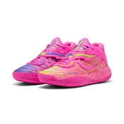 PUMA MB.05 Showtime Basketball Shoes Unisex, Shoes, Poison Pink/Ultra Blue/Yellow Alert, 41