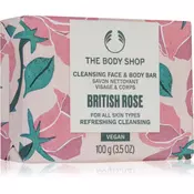 The Body Shop Milo za obraz in telo British Rose 100 g
