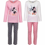 Bombažna pižama Minnie (vel. 104), bela