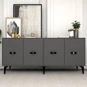 Hanah Home Konzolni sto Fly, 180x82.6x35 cm, Antracit