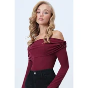 Trend Alacati Stili Ženska bluza Alc-X14557, Bordo