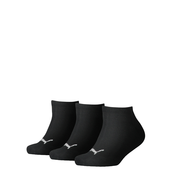 Puma Kids Invisible Socks 3 Pack, Black, Size 39-42, Clothing