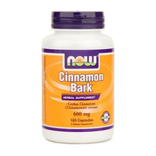 Cimet - Cinnamon Bark NOW, 600 mg (120 kapsula)