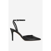 Čevlji s peto NINE WEST CD23029-3 Črna