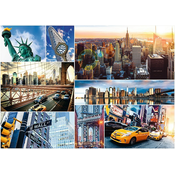 Trefl - Puzzle New York - Collage - 4 000 kosov