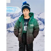 Sinsay - Prošivena jakna s kapuljacom - šareno