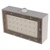 Solarna LED svetilka BRIXO s senzorjem gibanja, bela, nevtralna bela