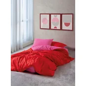 Lessentiel Maison Komplet posteljine Sage, Crveno-rozi