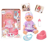 Mamido Punčka dojenček s kahlico in dodatki Baby Sweet Love MT1593