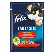 Mokra hrana za mačke, govedina, Felix, 85 g