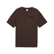 PUMA Essentials Elevated Cat Logo Relaxed Tee Men, Puma, Chocolate Brown, XXL
