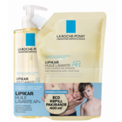 La Roche-Posay Lipikar, olje za umivanje telesa, 400 ml + Refil Lipikar, olje za umivanje telesa, 400 ml