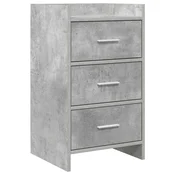 Nocni ormarici Betonska siva 40 x 36 x 70 cm Konstruirano drvo