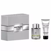 Montblanc Muški set Explorer Platinum, EDP, 60 ml + Gel za tuširanje, 100 ml