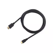SBOX HDMI-HDMI mikro kabel 4K 2m črn