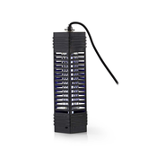 Nedis INKI110CBK6 - Svetlosna zamka za uništavanje komaraca UV-A/6W/230V 50 m2