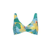 VIVID Bikini zgornji del turkizna/svetlo modra/rumena